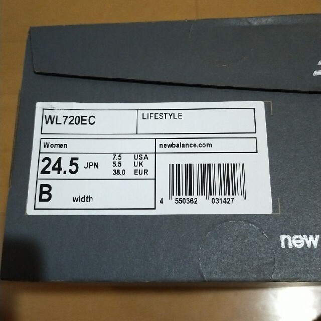 New Balance(ニューバランス)の新品 ニューバランス WL720 EC 24.5cm レディースの靴/シューズ(スニーカー)の商品写真