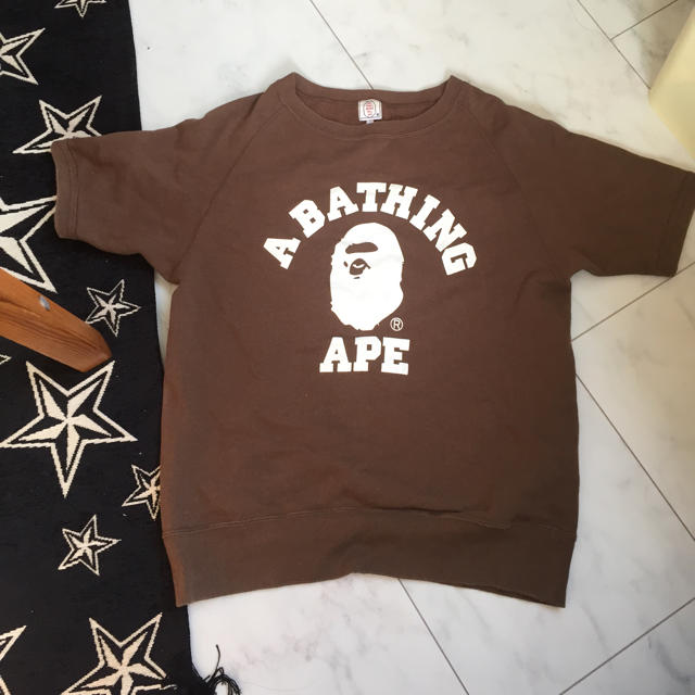 A BATHING APE(アベイシングエイプ)の やま様専用     エイプの半袖のトレーナー&ラウンジリザードシャツ レディースのトップス(トレーナー/スウェット)の商品写真