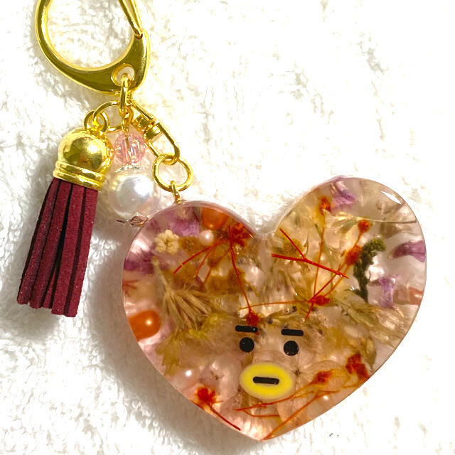 ドライフラワーレジンキーホルダーの通販 by ☆PRETTYKITTY☆|ラクマ
