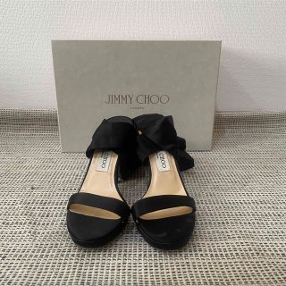 ジミーチュウ(JIMMY CHOO)のJIMMY CHOO ジミーチュウ レースアップ サンダル ハイヒール ブラック(ハイヒール/パンプス)