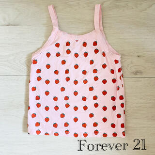 フォーエバートゥエンティーワン(FOREVER 21)のForever 21＊苺キャミソール(Tシャツ/カットソー)