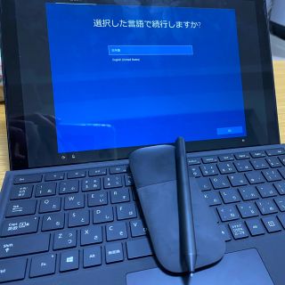 マイクロソフト(Microsoft)の【最終値下げ】surface pro6 ペン・アークマウス付き(ノートPC)