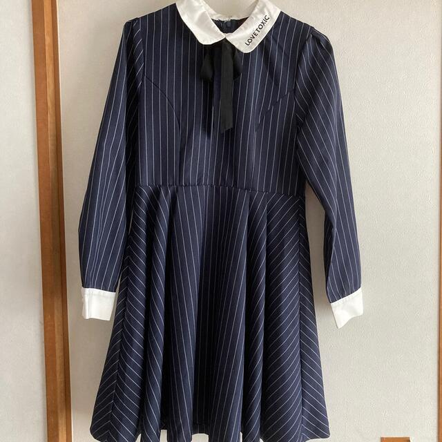 lovetoxic(ラブトキシック)の卒服　ラブトキシック　ノーカラー キッズ/ベビー/マタニティのキッズ服女の子用(90cm~)(ドレス/フォーマル)の商品写真