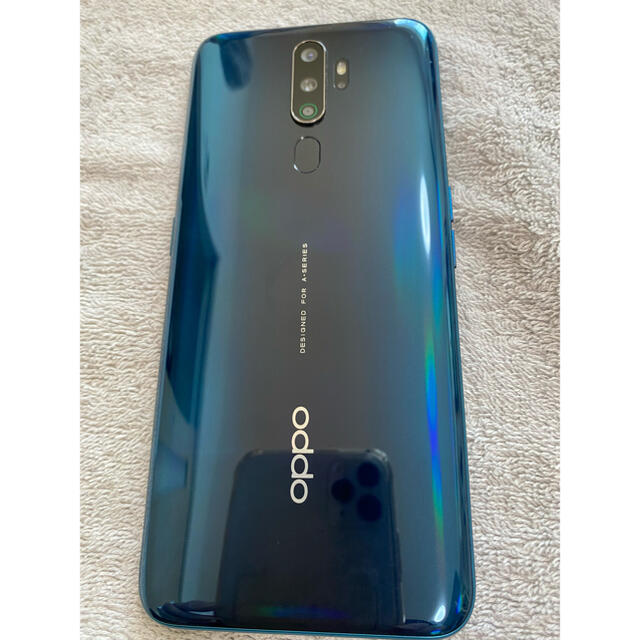 OPPO(オッポ)の【美品】OPPO A5 2020 グリーン 4GB/64GB  スマホ/家電/カメラのスマートフォン/携帯電話(スマートフォン本体)の商品写真