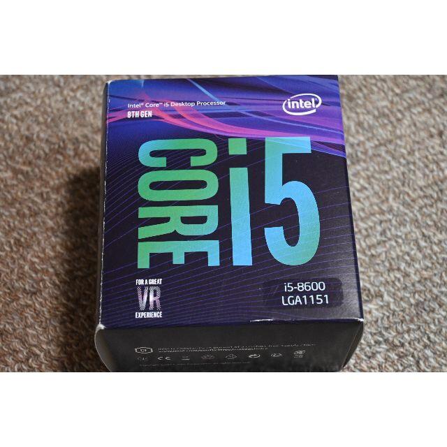 intel core i5-8600 BOX*3.1GHZ,*LGA1151 スマホ/家電/カメラのPC/タブレット(PCパーツ)の商品写真