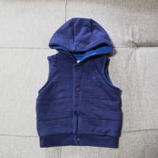 プチバトー(PETIT BATEAU)のパーカーベスト　74㎝(ジャケット/コート)