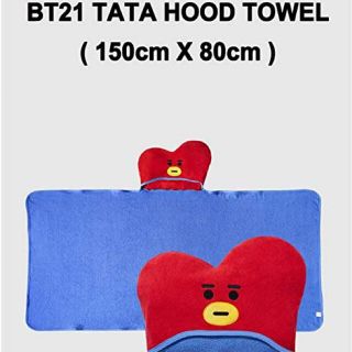 ボウダンショウネンダン(防弾少年団(BTS))のBT21 TATA フードタオル　公式(K-POP/アジア)