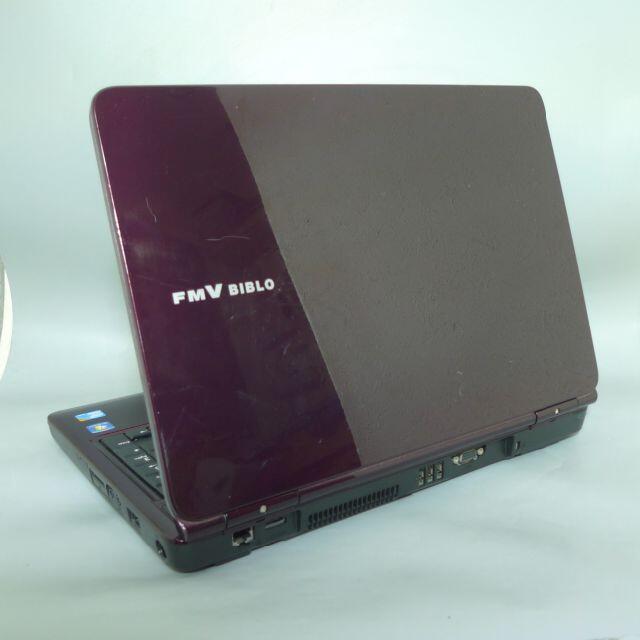 新品SSD あずき色 紫 ノートpc NF/G50 4GB RW 無線