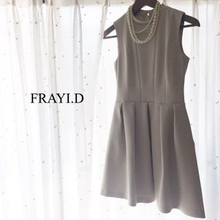 フレイアイディー(FRAY I.D)の【美品】FRAY I.D パーティードレス(ひざ丈ワンピース)