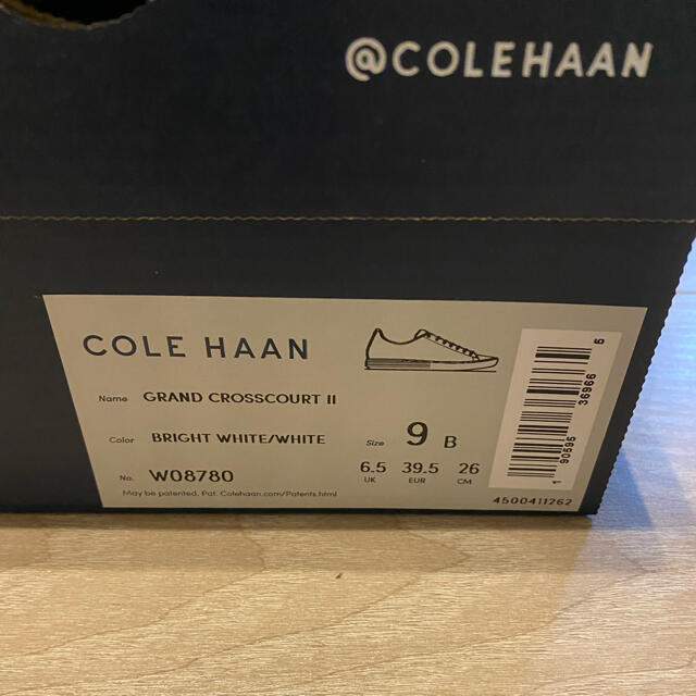 Cole Haan(コールハーン)のCOLE HAAN コールハーン　クロスコートⅡ 白/ホワイト 26cm メンズの靴/シューズ(スニーカー)の商品写真