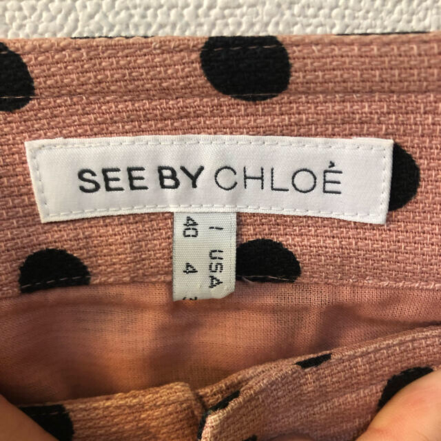 SEE BY CHLOE(シーバイクロエ)のSEE BY CHLOE シーバイクロエ ドット柄スカート レディースのスカート(ミニスカート)の商品写真