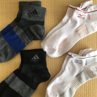 アディダス(adidas)の値下げ アディダス　ミズノ メンズ靴下4足セット24〜26cm(ソックス)