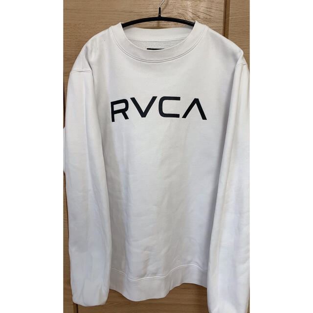 RVCA(ルーカ)のrvca トレーナー ホワイトS メンズのトップス(スウェット)の商品写真