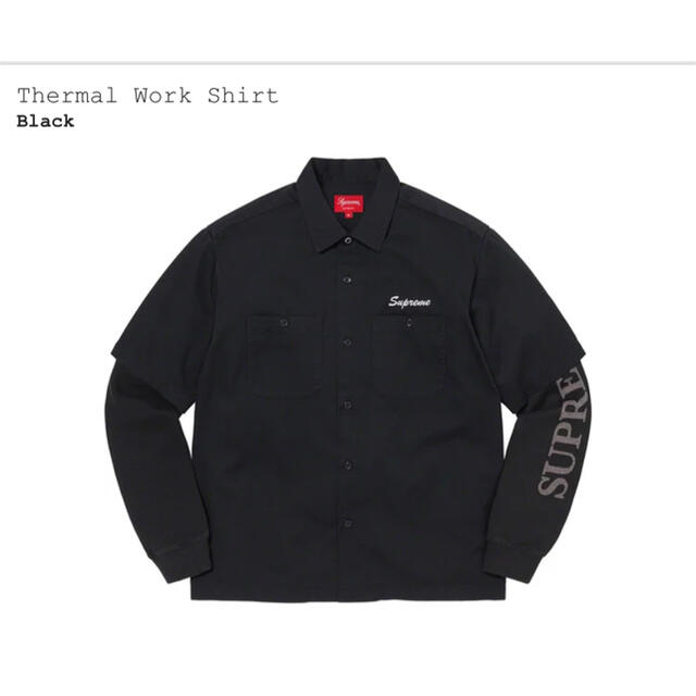 【XL】supreme thermal work shirts