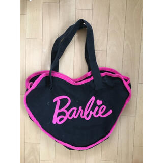 バービー(Barbie)のバービートートバッグ大サブバッグエコバッグBarbie黒ピンク(トートバッグ)
