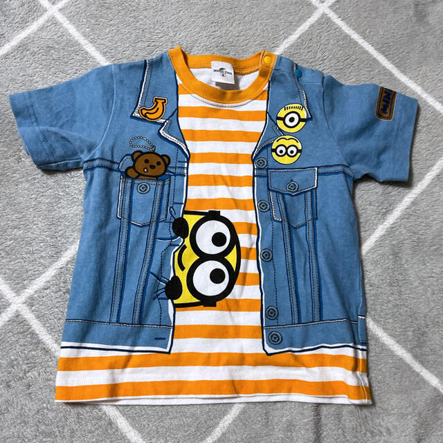 USJ(ユニバーサルスタジオジャパン)のユニバ　ミニオンTシャツ　90 キッズ/ベビー/マタニティのキッズ服男の子用(90cm~)(Tシャツ/カットソー)の商品写真