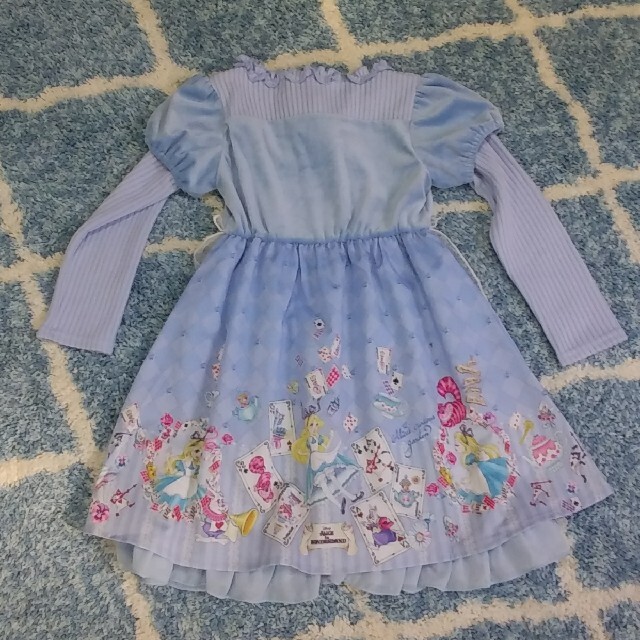 しまむら(シマムラ)のエコネコ☆アリス　ワンピース　120 キッズ/ベビー/マタニティのキッズ服女の子用(90cm~)(ワンピース)の商品写真