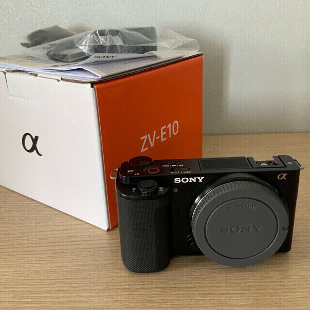 SONY デジタルカメラ VLOGCAM ボディ ブラック ZV-E10(B)ミラー