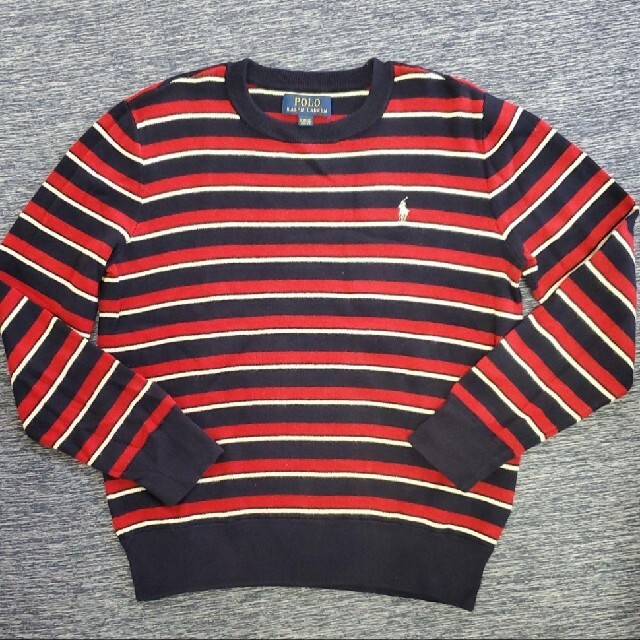 Ralph Lauren(ラルフローレン)のRALPH LAUREN　キッズ　150  クルーネックニット キッズ/ベビー/マタニティのキッズ服男の子用(90cm~)(カーディガン)の商品写真