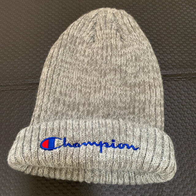 Champion(チャンピオン)のチャンピオン　グレー　ニット  キャップ✨ レディースの帽子(キャップ)の商品写真