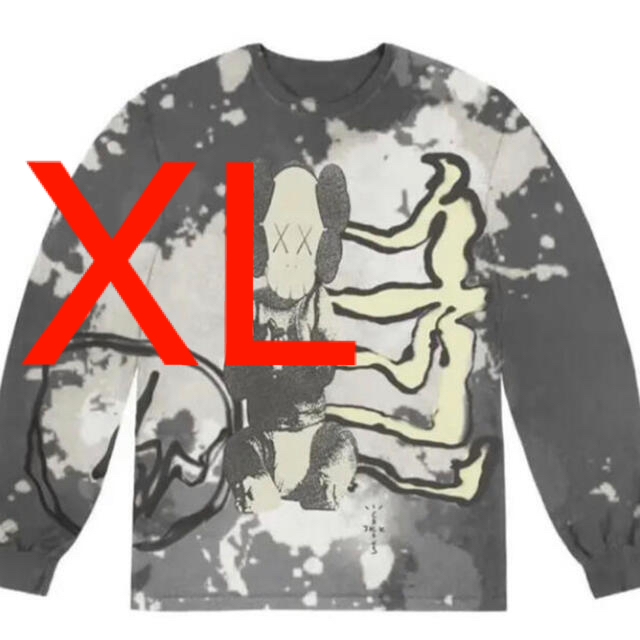 fragment cactus jack kaws L/S XLTシャツ/カットソー(七分/長袖)