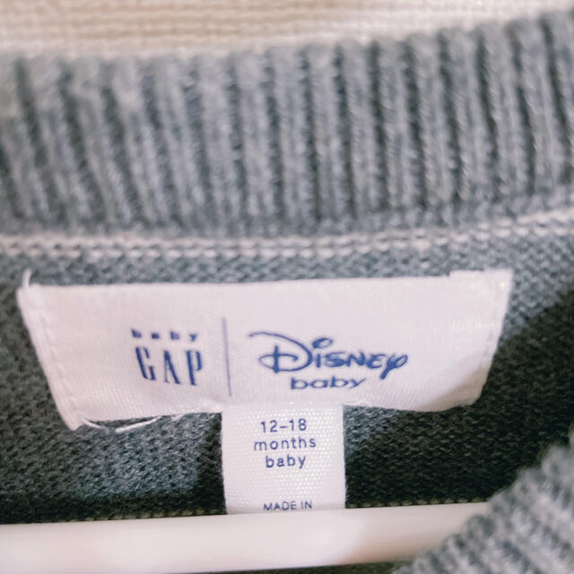 babyGAP(ベビーギャップ)のbaby GAP ディズニー　ミッキー　ロンパース キッズ/ベビー/マタニティのキッズ服男の子用(90cm~)(ニット)の商品写真