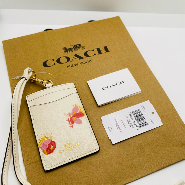 COACH - Id Lanyard With Pop Floral Printの通販 by yukicase's shop ...