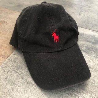 ポロラルフローレン(POLO RALPH LAUREN)のラルフローレン POLO チノ CHINO CAP 黒 キャップ 帽子(キャップ)