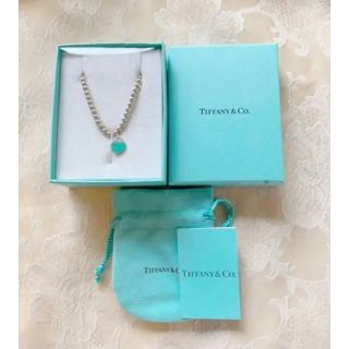 ティファニー(Tiffany & Co.)のTiffany ティファニー ブルーハートタグ ビーズブレスレット(ブレスレット/バングル)