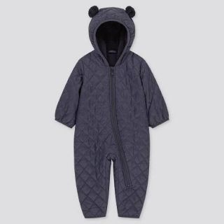 ユニクロ(UNIQLO)のユニクロ　ベビー60 ウォームパデットオールインワン(ジャケット/コート)