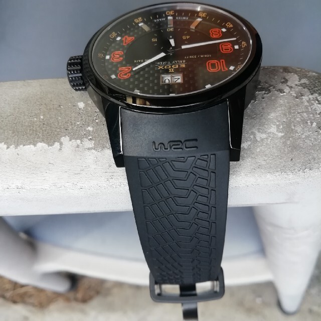 メンズメンズ腕時計　エドックス（EDOX）ラリータイマー電池新品