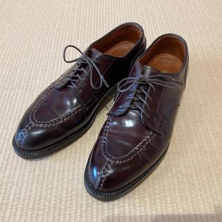 オールデン(Alden)のオールデン Alden 2210 バーガンディ Uチップ 7 1/2 美品(ドレス/ビジネス)