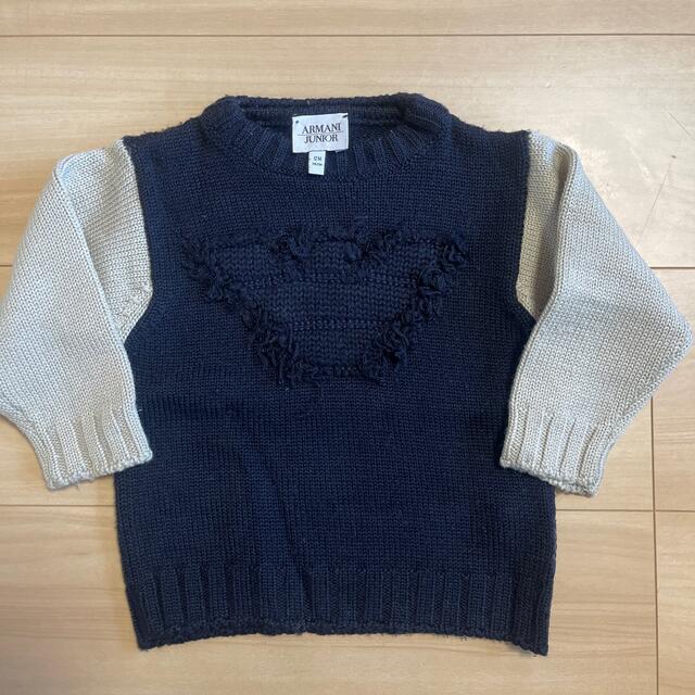 ARMANI JUNIOR(アルマーニ ジュニア)のアルマーニジュニア♡アルマーニ♡80 キッズ/ベビー/マタニティのベビー服(~85cm)(ニット/セーター)の商品写真