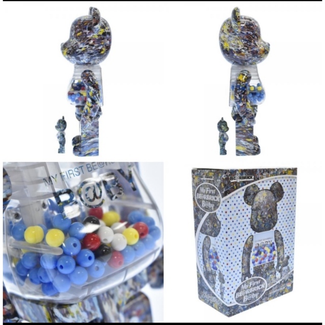 MEDICOM TOY(メディコムトイ)の MY FIRST BE@RBRICK B@BY Jackson Pollock エンタメ/ホビーのフィギュア(その他)の商品写真