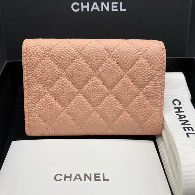 CHANEL(シャネル)の【商談中です】 CHANEL ボーイシャネル キャビアスキン 三つ折り財布 レディースのファッション小物(財布)の商品写真