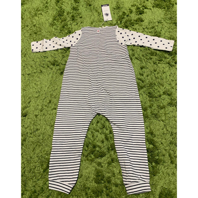 PETIT BATEAU(プチバトー)の【最終価格】PETIT BATEAU ロンパースセット 80cm キッズ/ベビー/マタニティのベビー服(~85cm)(ロンパース)の商品写真