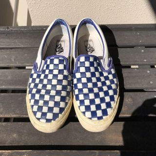 ヴァンズ(VANS)の【カモネギ@プロフ必読様専用】VANS レザー  スリッポン(スニーカー)