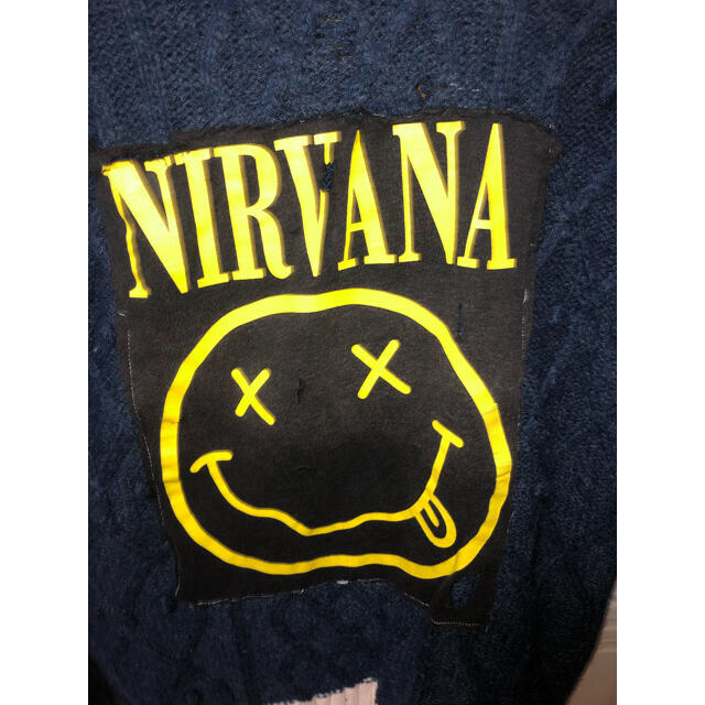 HYSTERIC GLAMOUR(ヒステリックグラマー)の【リメイク】Nirvana ニット・セーター メンズのトップス(ニット/セーター)の商品写真