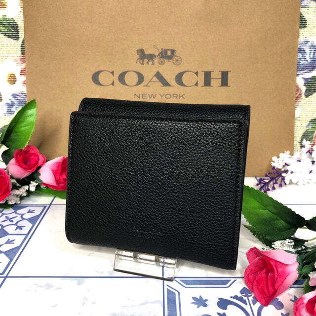 コーチ 折り財布 ブラック 【新品】 | www.justice.gov.zw