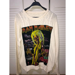 ヒステリックグラマー(HYSTERIC GLAMOUR)の【リメイク】IRON MAIDEN ニット・セーター(ニット/セーター)