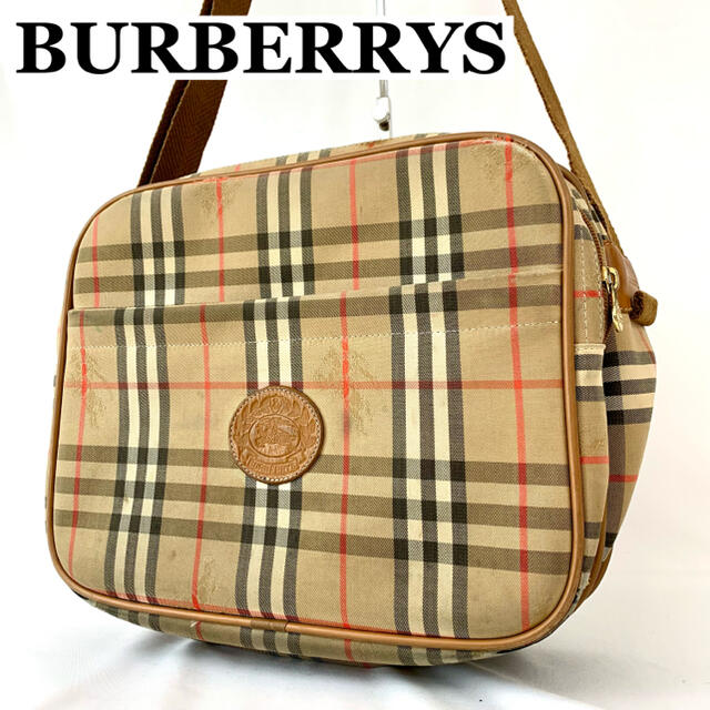BURBERRY - バーバリー ショルダーバッグ ノバチェック シャドーホース