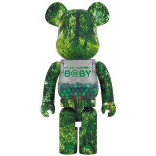 メディコムトイ(MEDICOM TOY)の送込 1000% MY FIRST BE@RBRICK FOREST GREEN(その他)