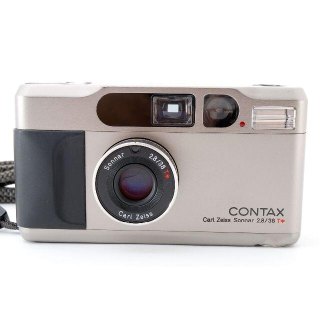 CONTAX T2 チタンクローム スマホ/家電/カメラのカメラ(フィルムカメラ)の商品写真