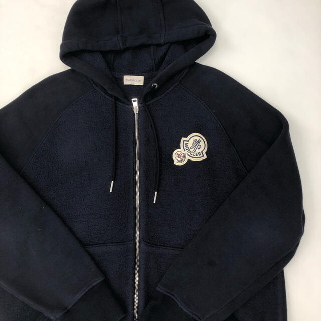 MONCLER モンクレール ハーフジップパーカー ブラック 黒 国内正規品