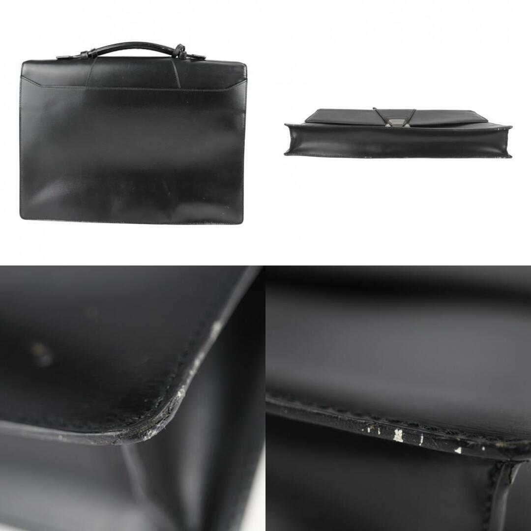 CARTIER カルティエ パシャ ビジネスバッグ カーフレザー ブラック