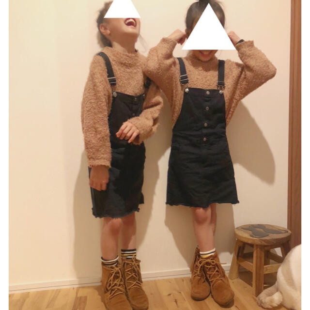 H&M(エイチアンドエム)のH&M ジャンパースカート キッズ/ベビー/マタニティのキッズ服女の子用(90cm~)(スカート)の商品写真