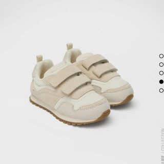 ザラキッズ(ZARA KIDS)のお値引き中！新品未使用 ZARAkids コントラストスニーカー 14.5(スニーカー)