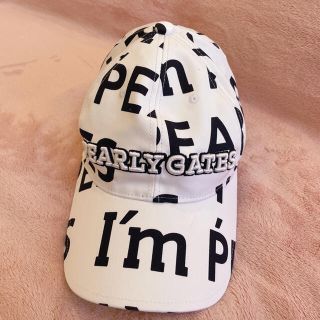 パーリーゲイツ(PEARLY GATES)の【新品未使用品】I'm PEARY GATESロゴプリント キャップ(キャップ)