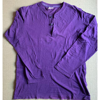 ユニクロ(UNIQLO)のユニクロメンズヘンリーネックロンT Sサイズ(Tシャツ/カットソー(七分/長袖))
