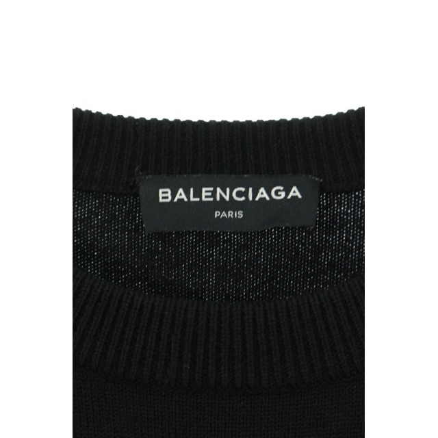 Balenciaga PARIS刺繍バックカッティングニット Sの通販 by RINKAN｜バレンシアガならラクマ - バレンシアガ 高評価低価